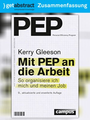 cover image of Mit PEP an die Arbeit (Zusammenfassung)